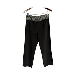 Save The Queen wide leg black leggings size small